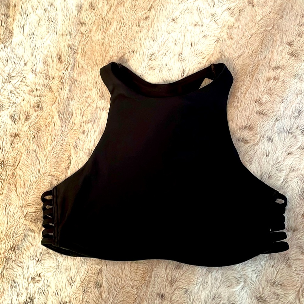 Hollister Racerback bikini top open slat sides. Size medium !